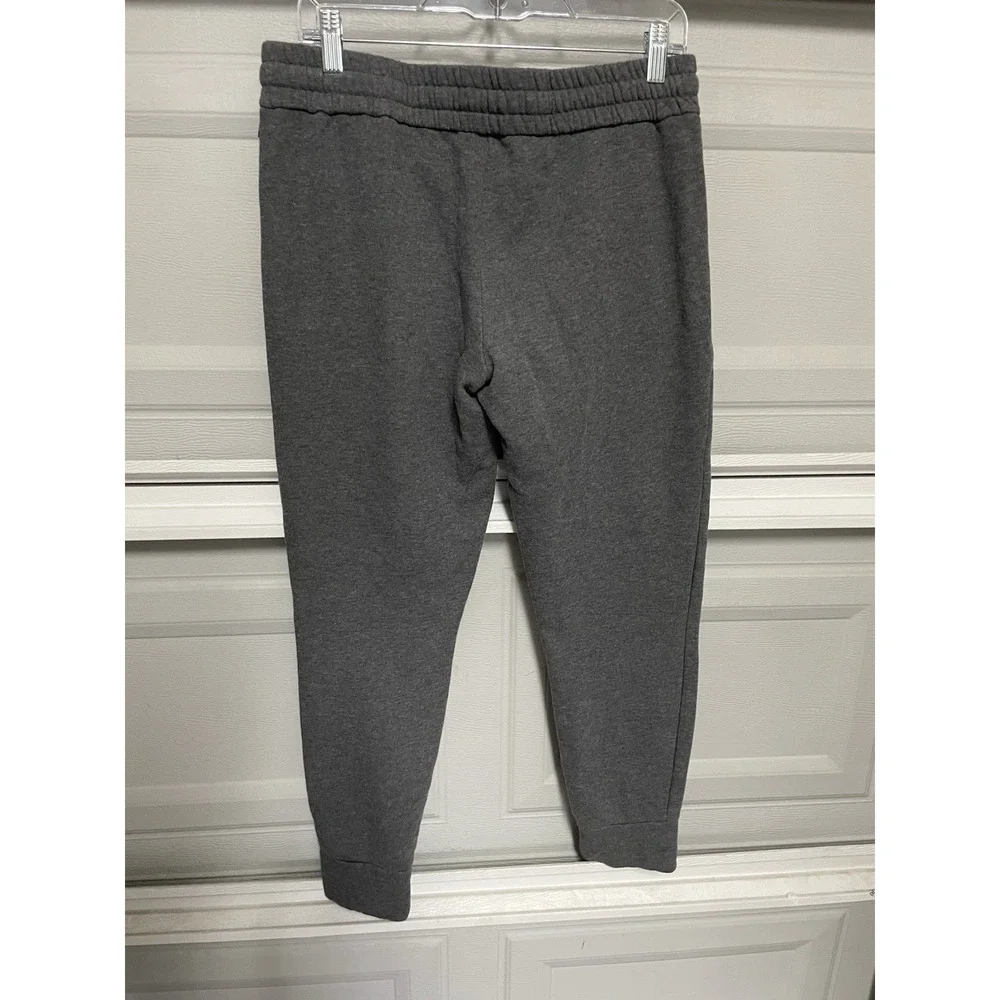 Fabletics Womens Joggers size M Heather Grey Sweatpants Zip Pockets athleteisure